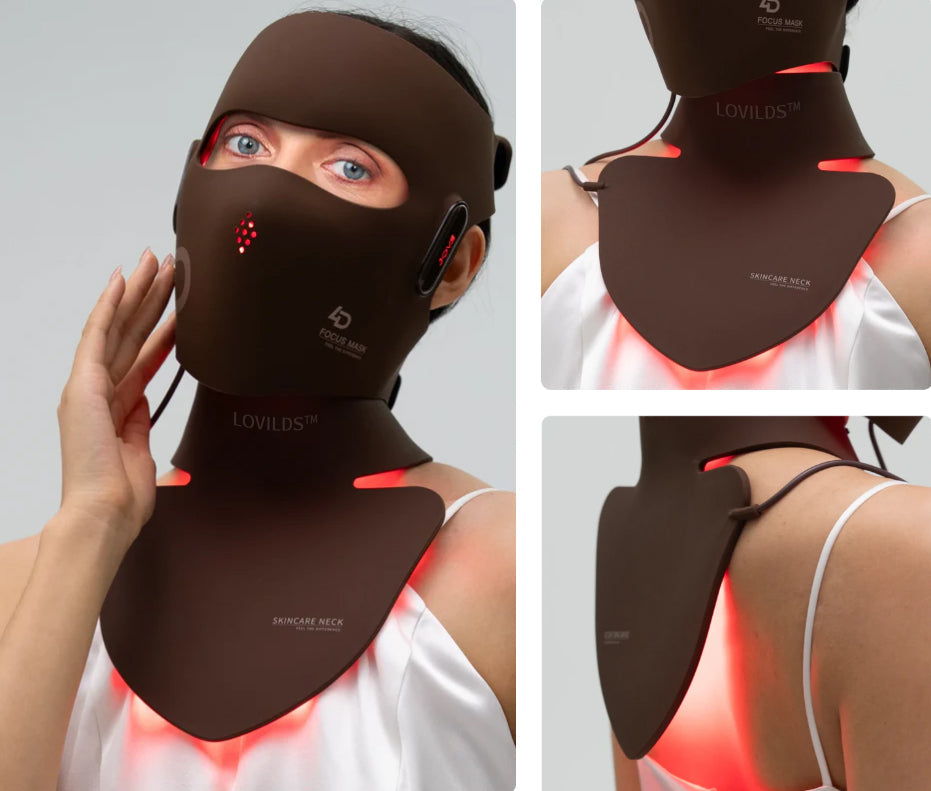 LOVILDS LED Light Neck & Chest Mask